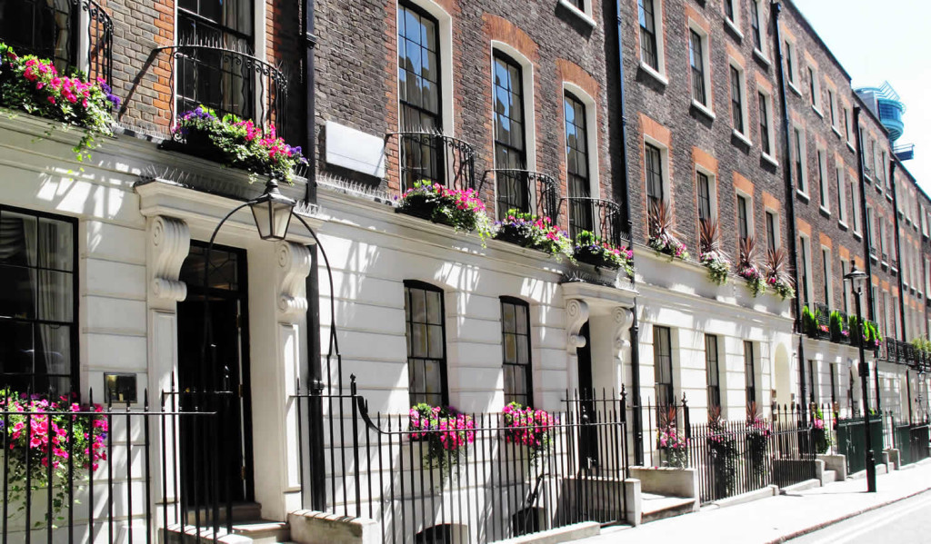 Regency Georgian terraced houses Westminster, London City Mortgages