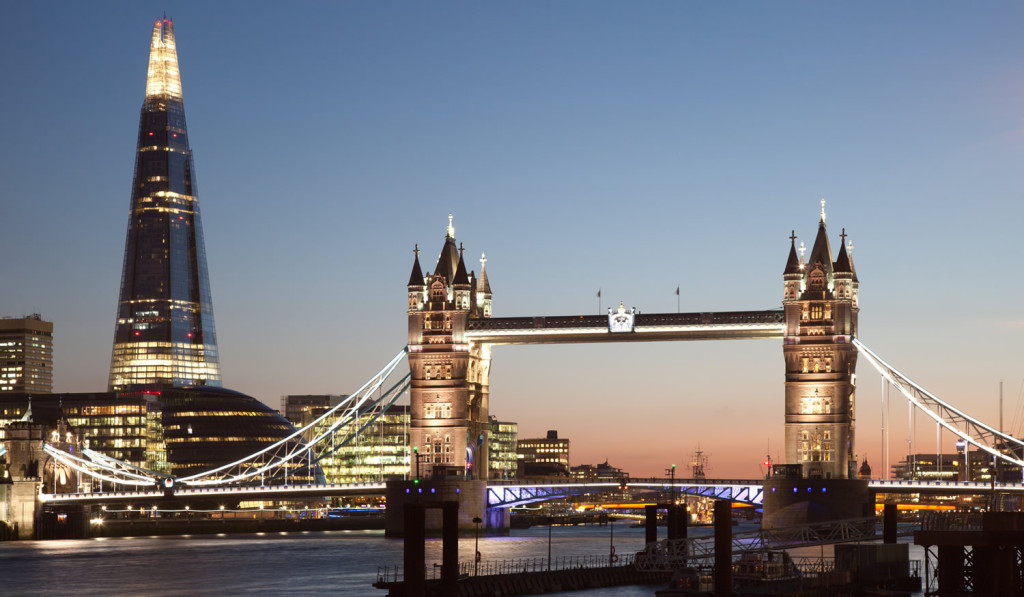 Tower Bridge and the Shard on Thames, London City Mortgages