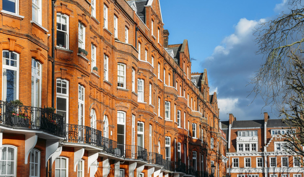 Expensive Edwardian red brick apartments London City Mortgages