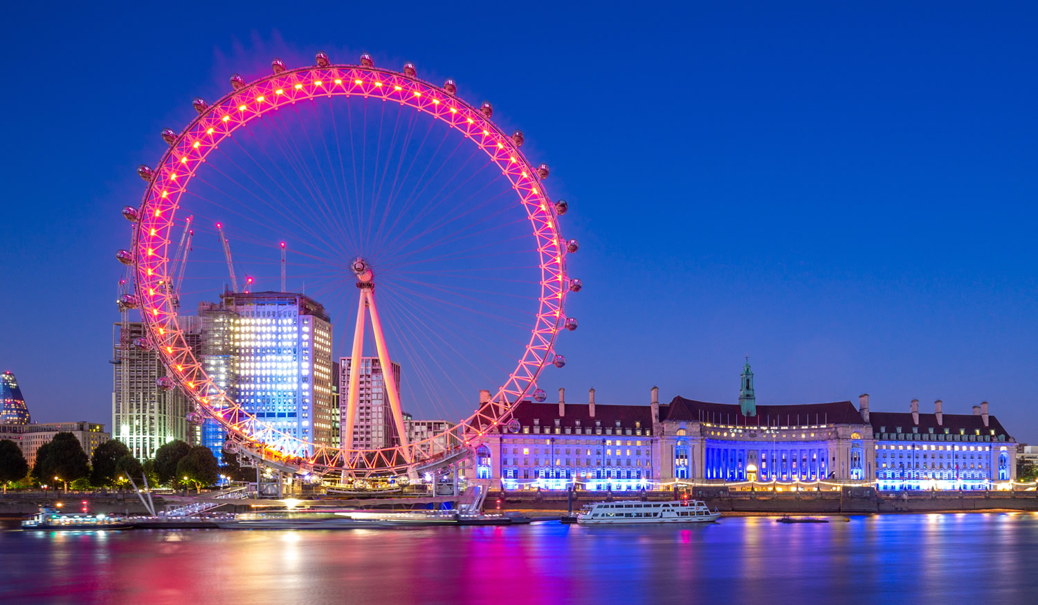 Eye ferris wheel Thames river London City Mortgages