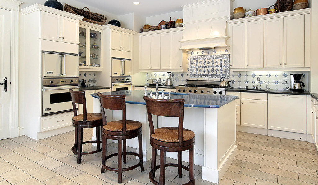 Farmhouse luxry white blue kitchen London City Mortgages