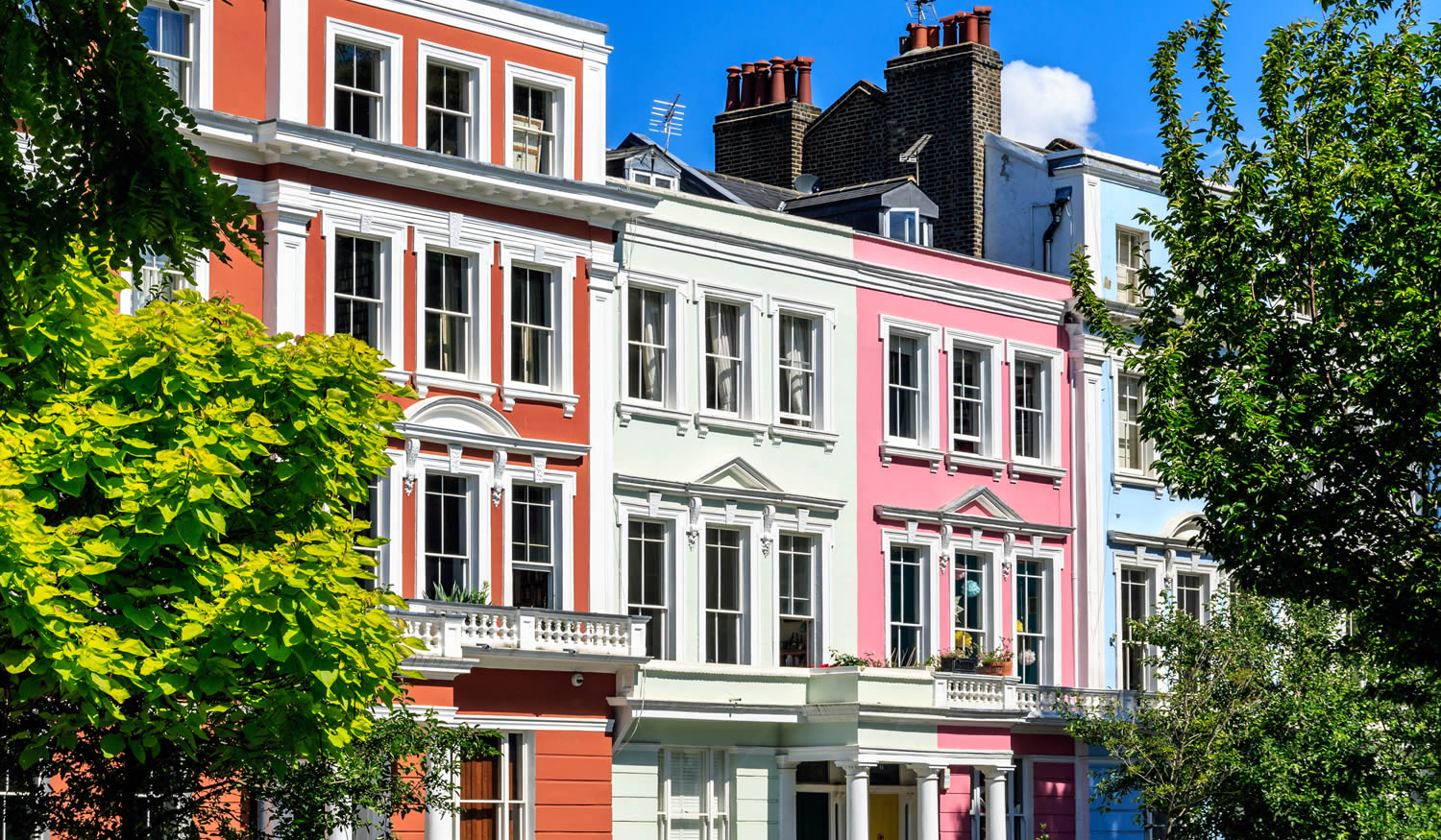 Pricy colourful homes central London City Mortgages
