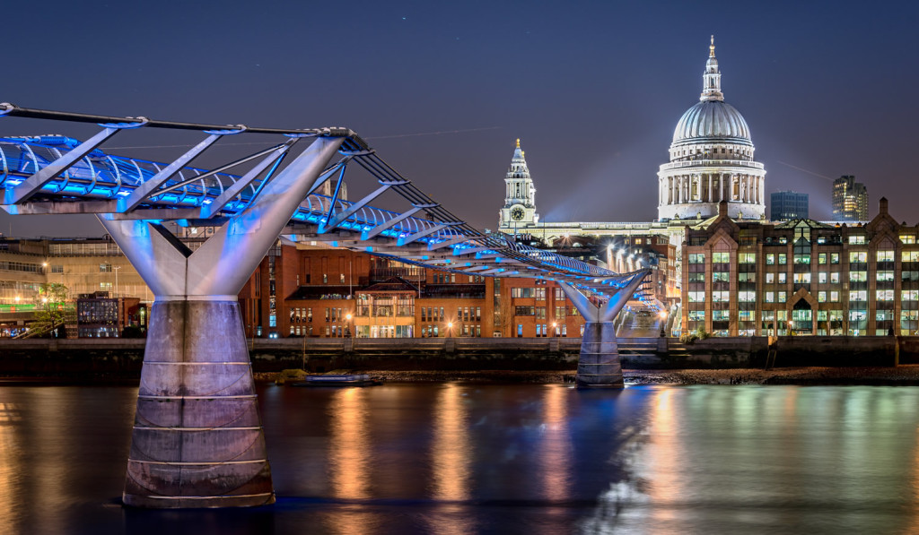 St Pauls Cathedral futuristic bridge London City Mortgages