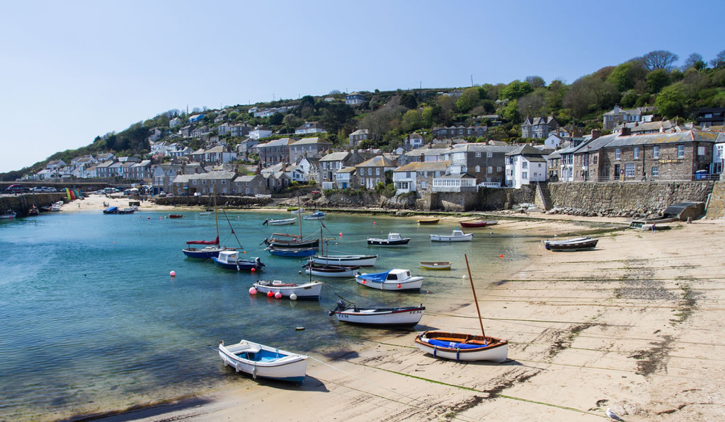 Sunny fishing village Mousehole Cornwall London City Mortgages